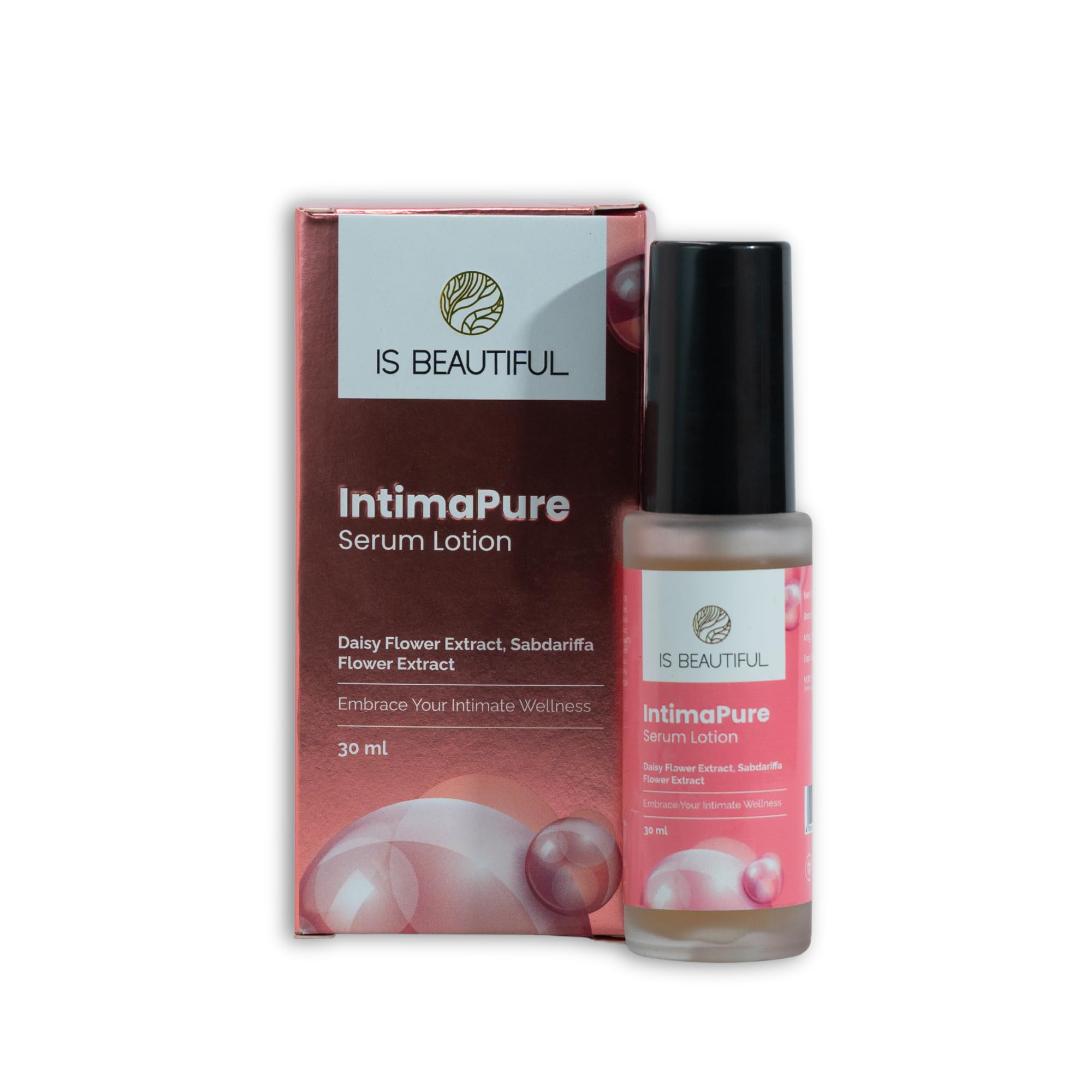 Is Beautiful Intima Pure Multi-Area Care Lotion | For Intimate Area, Underarms, Neck & Bikini Area | pH-Balanced with Bioran Flower Extract (Natural AHA BHA PHA), Lactic Acid & Hyaluronic Acid | Gentle Hydration & Skin Renewal | 30 ml
