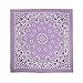 CTM Pastel Paisley Bandanas, Lavender