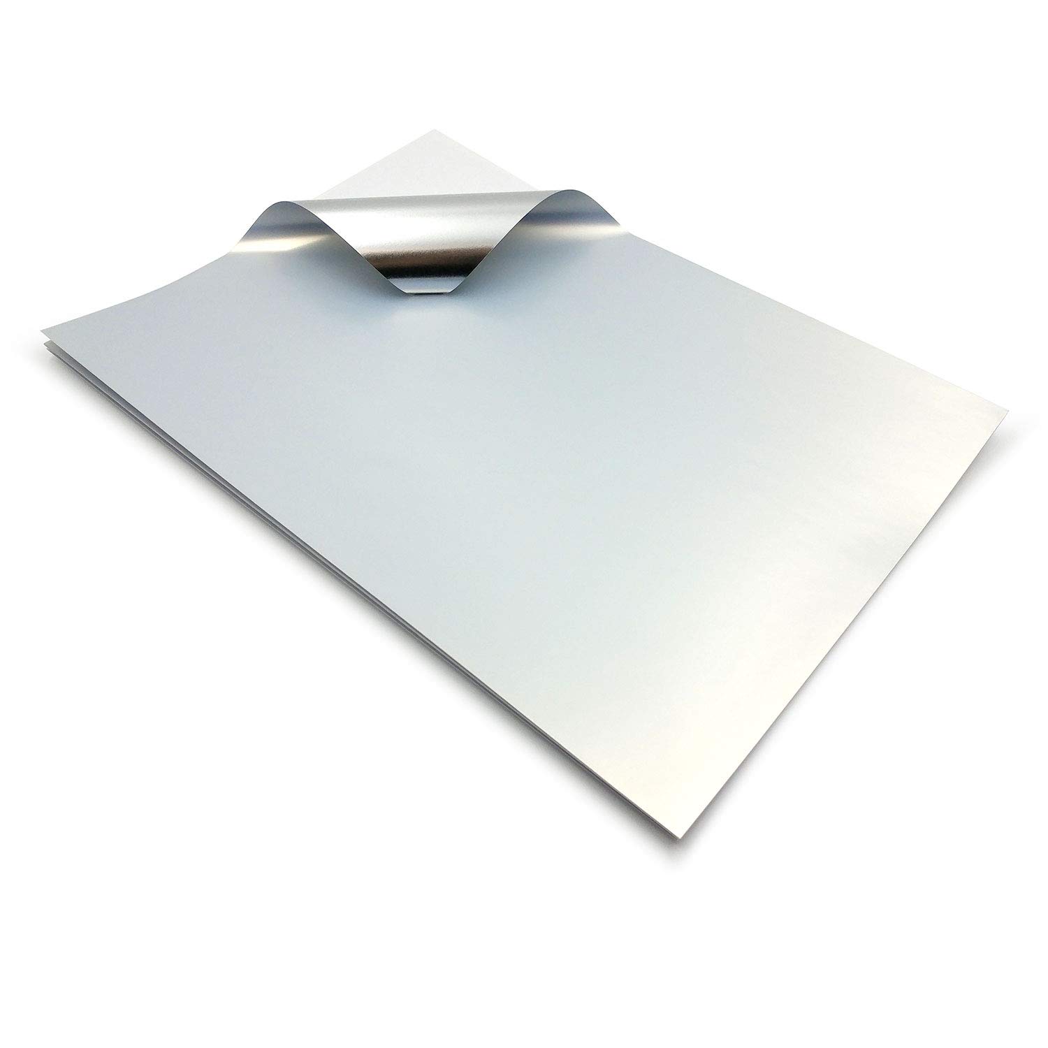 Fogli Adesivi Argento Lucido Impermeabili A4 - Carta Vinile Stampabile Per Inkjet E Laser - Foto 6