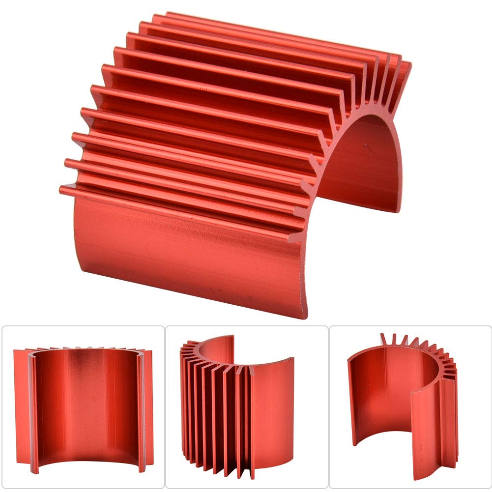 Good Heat Dissipation RC Cooling Fan, Motor Heat Sink for 390 380 2640 Electric Motor, Metal with Easy Installation, Protects RC Car Motors with Efficiency