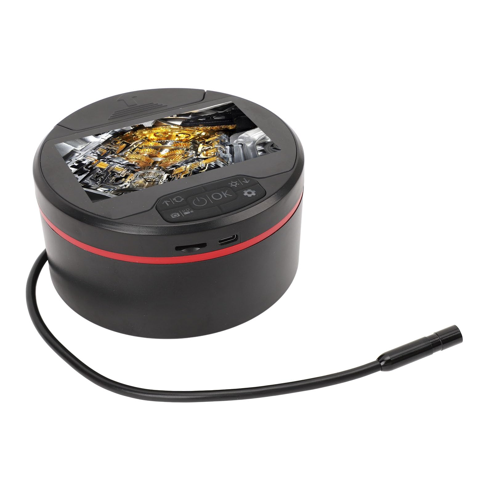 Kamera Inspekcyjna HD 8 Mm – 4,3 Cala, Diody LED, Elastyczny Kabel do Kontroli Pojazdów i Rur