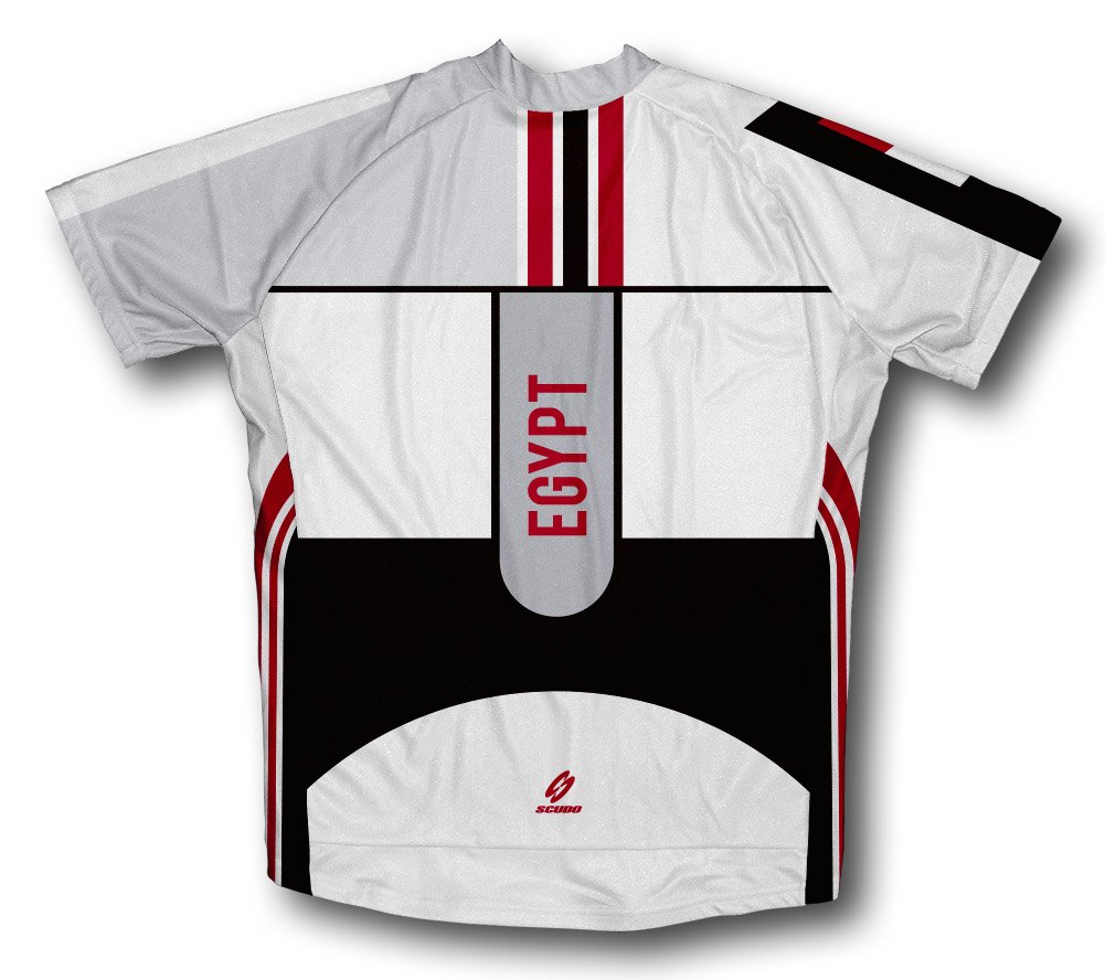 ScudoPro Egypt Short Sleeve Cycling Jersey for Men - Size 3XL White