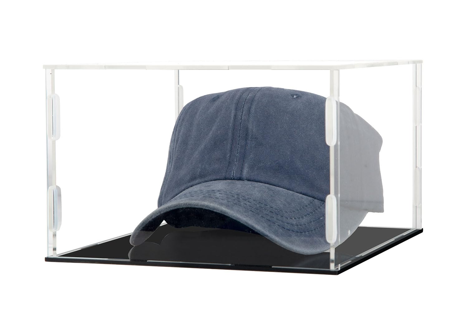 GENMOUS Clear Acrylic Hat Display Case -Baseball Cap Holder...