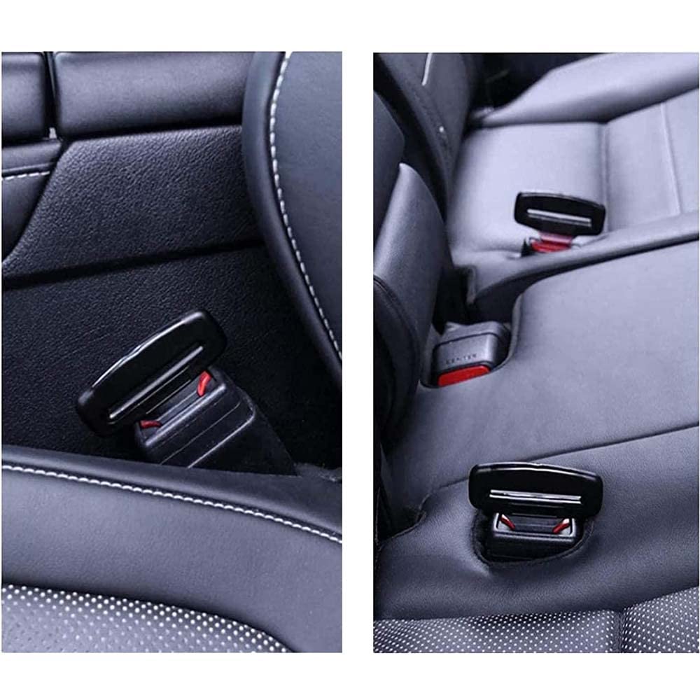 SQUADO Ferma Cintura Di Sicurezza Auto - Set 3 Clip Universali Per Eliminare Fastidio E Allarme Cinture - Foto 2