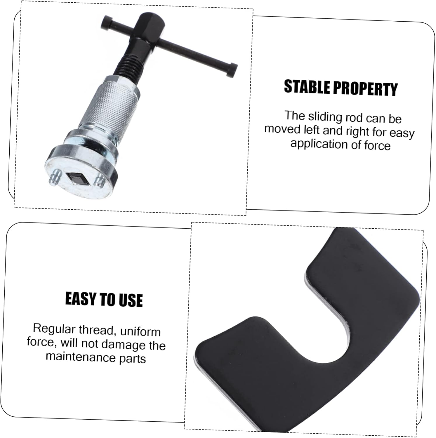 Mobestech Disc Brake Caliper Compression Tool Brake Pad Spreader for Easy Piston Return Compatible Vehicles Design for Use