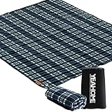 YEAHOME Picnic Blankets Beach Mat, Extra Large Sand Proof Portable Camping Blanket 60x70in, Triple Layers Waterproof Outdoor Blanket for The Beach, Park, Camping on Grass Picnic Blanket