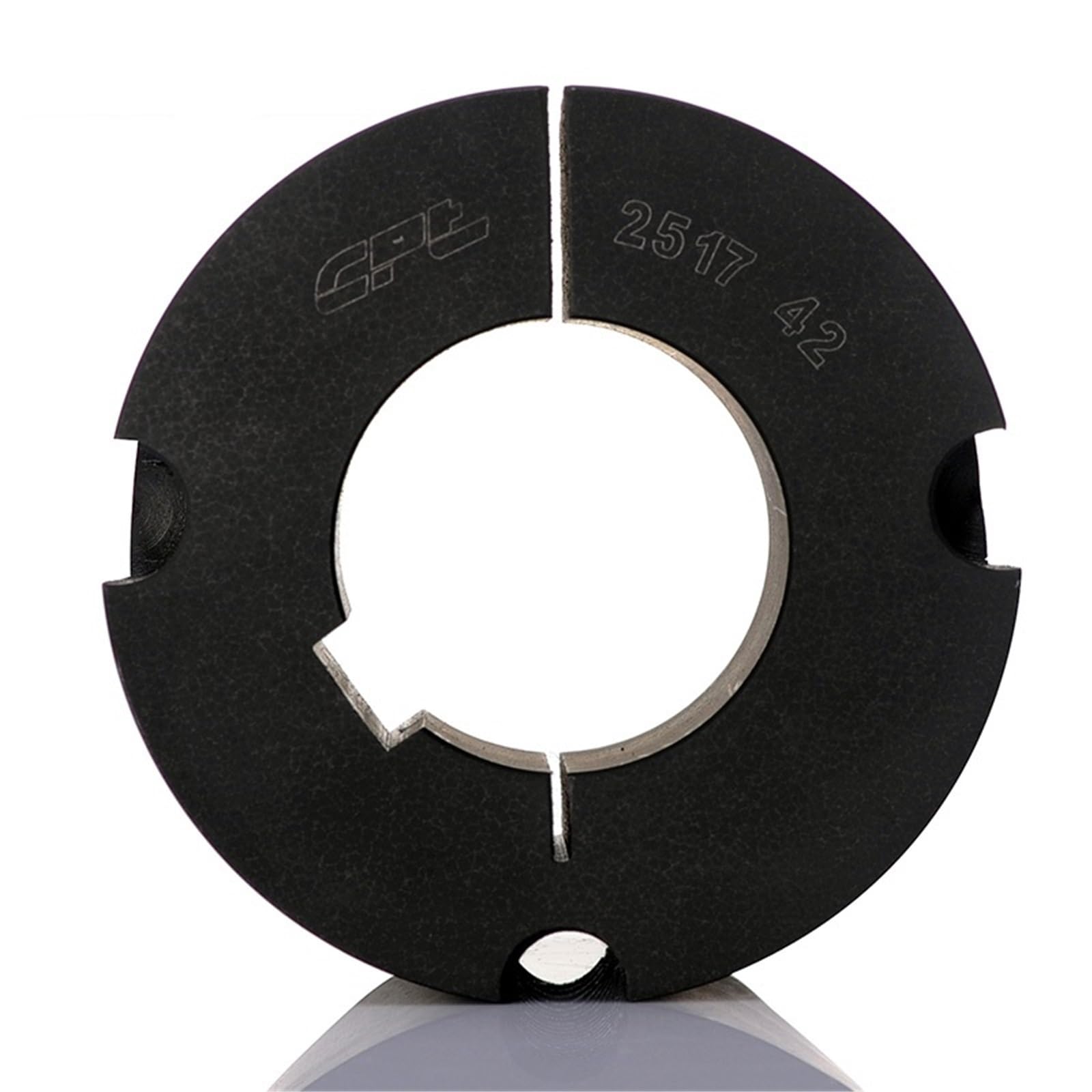 Polea de correa trapezoidal CPT SPA de doble ranura, diámetro exterior de 229,5 mm, diámetro de paso de 224 mm, buje 2517, SPA224-02-2517(42mm)