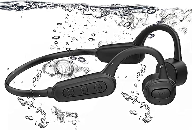 bone conduction headphones swimming headphones bluetooth ipx8 waterproof headphones for swimming bone conduction headphones with microphone 16g memor