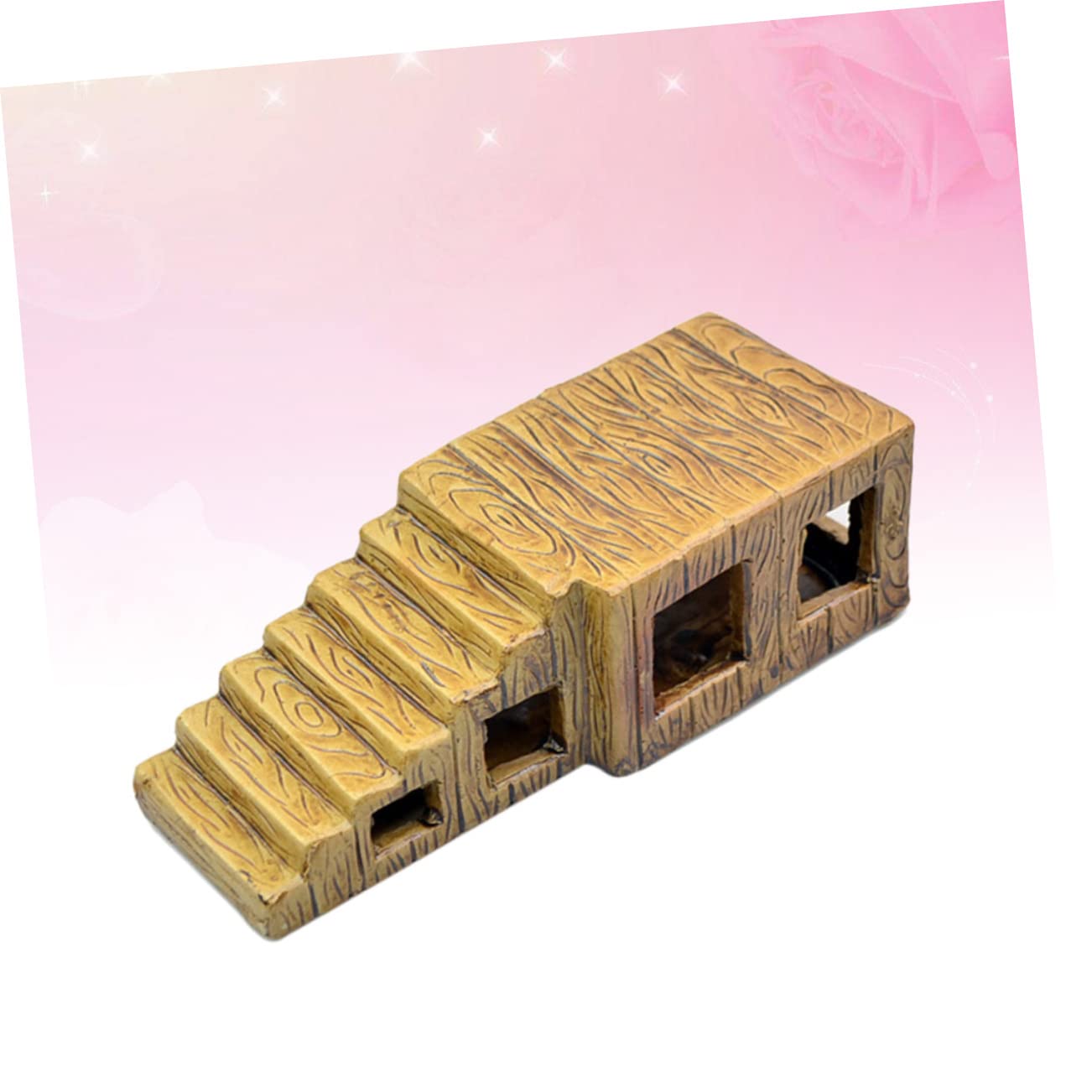 Toyvian Plataforma de Cerámica Rampa Estable para Tortugas de Agua Decoración Terrario y Diseño Ecológico para Acuario y Terrario Reptiles