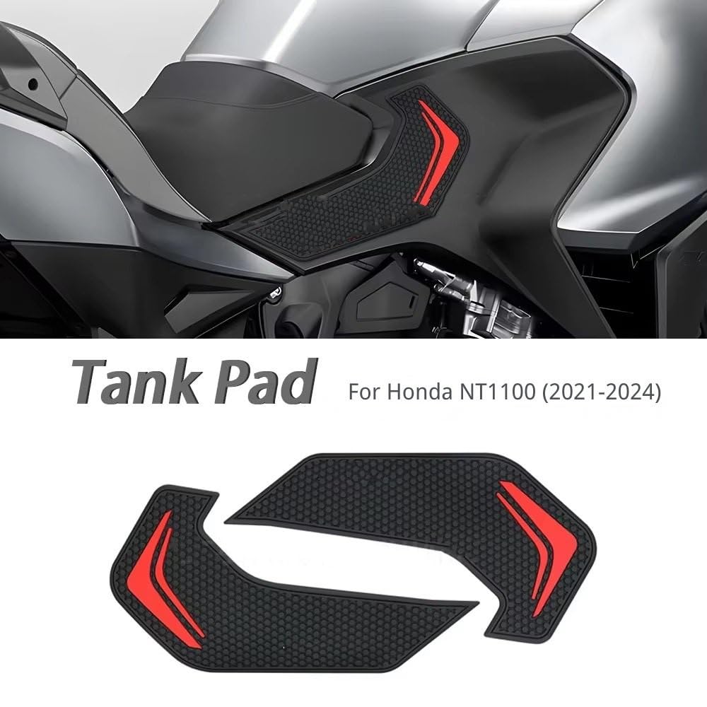 Scudo per serbatoio Per NT1100 NT 1100 (2021-2024) Protezione laterale del serbatoio del carburante | Adesivo di trazione antiscivolo in gomma per moto