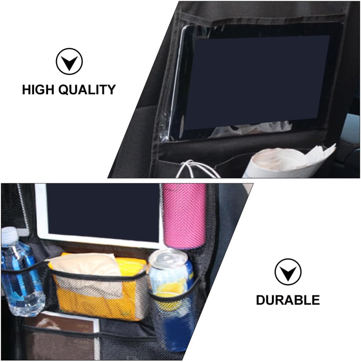 Boys and Girls Car Seat Organizer Backseat Storage Organizer Pouch for Wallets Phones