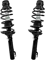 Vista 1379 de Detroit Axle - Kit de suspensión delantera de 10 piezas para Chevy Aveo Aveo5 Pontiac G3 Wave 2 Ready Struts Assembly 2 Enlaces de barra