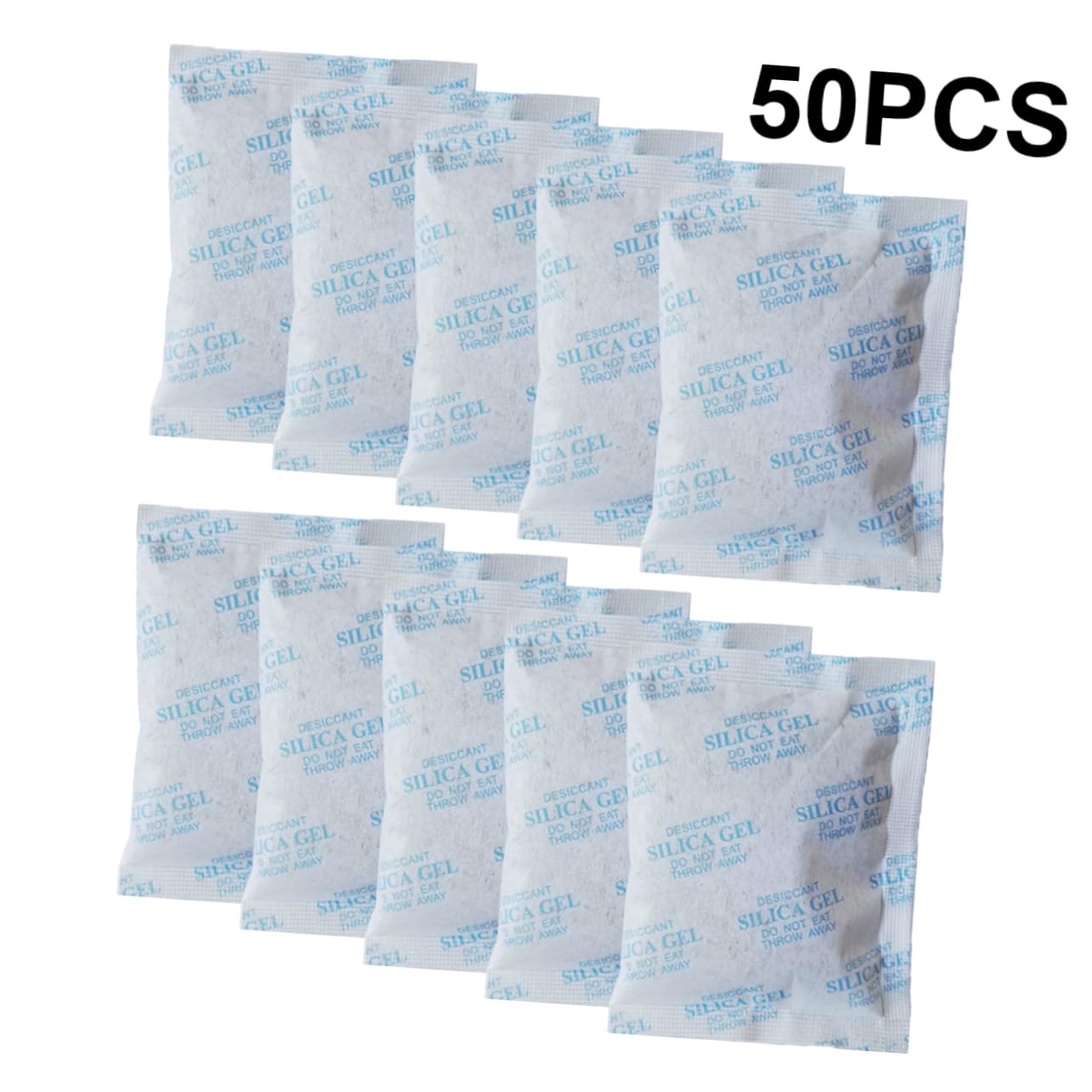 SOLUSTRE 50piezas Bolsas Gel Sílice Prevención Corrosión Protección Condensación