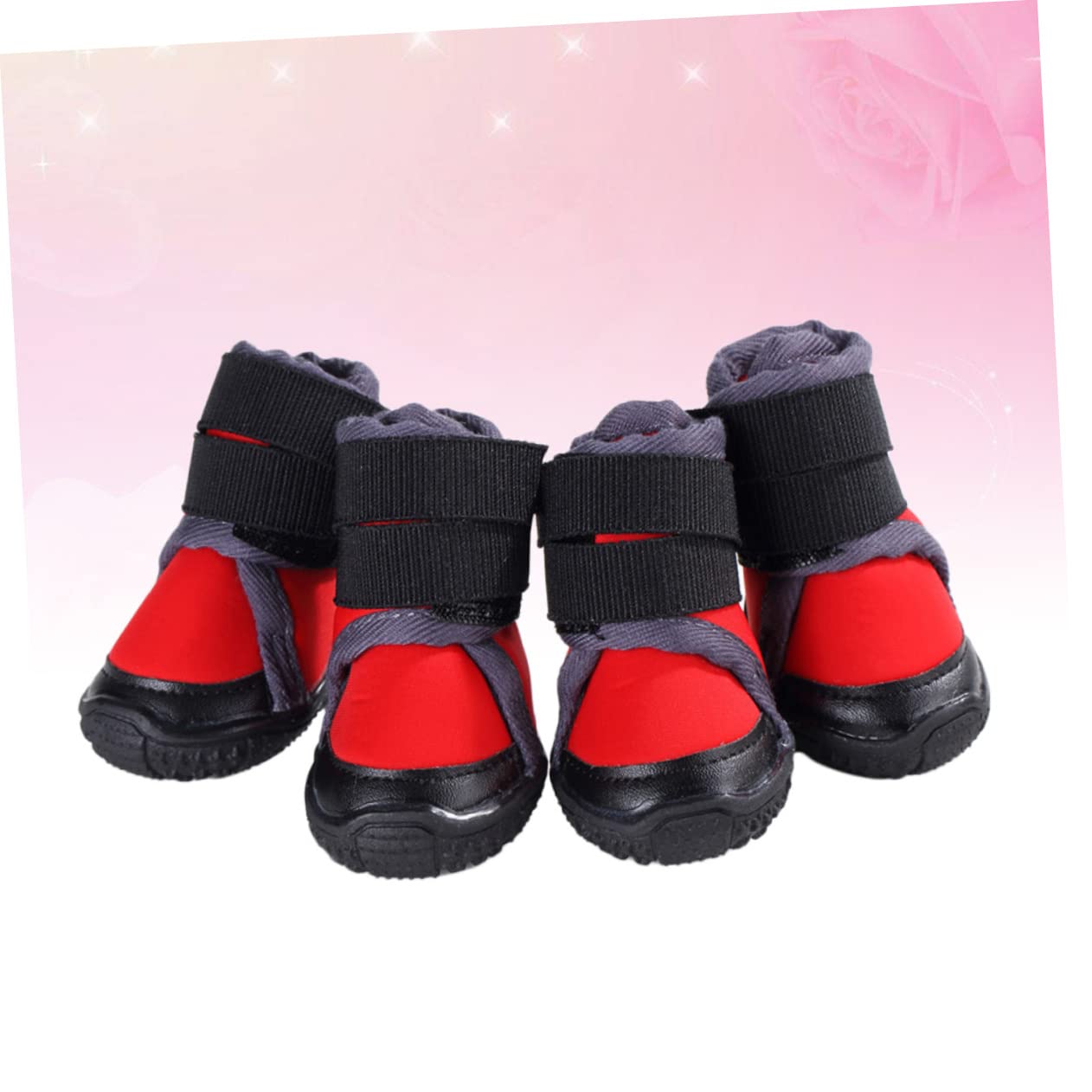 Housoutil Hundeschuhe für Draußen, rutschfeste Pet Schuhe, 4 Stück