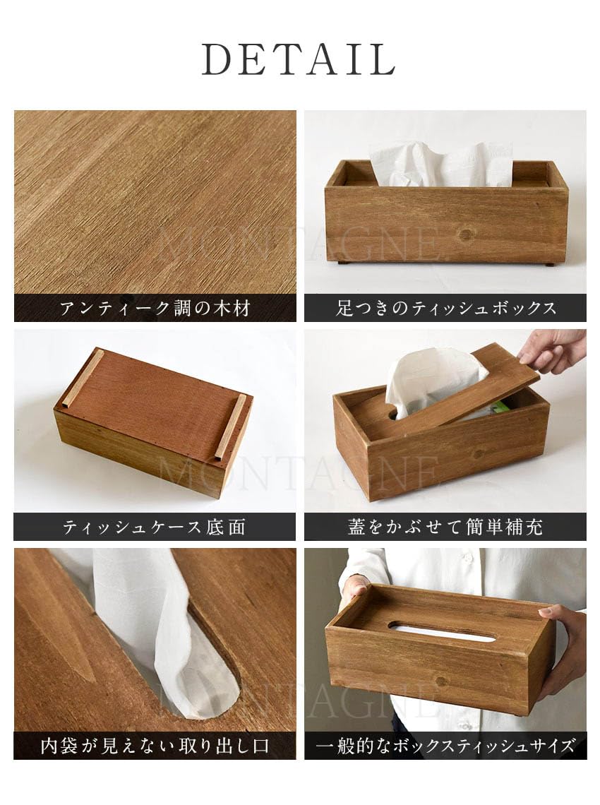 イタリア製 象嵌 ティッシュケース 木製ティッシュボックス アンティーク調 Amazon.co.jp: 天然木 アンティーク調 ティッシュボックス ケース