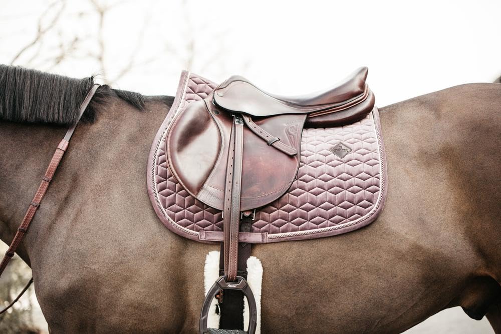 Kentucky Tapis de selle Velours violet clair