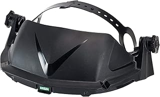 MSA 10127061 V-Gard Headgear - General Purpose Applications, Black, High Density Polyethylene (HDPE), Use with V-Gard Visors, Durable & Reusable, Replaceable Safety Accessory/Attachment