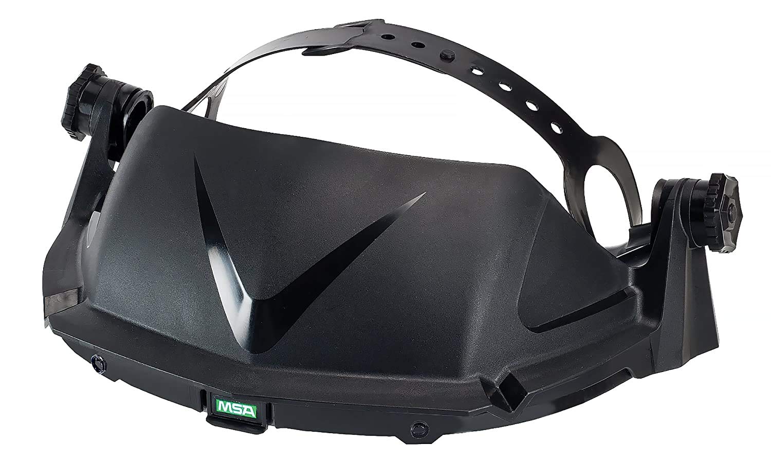 MSA 10127061 V-Gard Headgear - General Purpose Applications, Black, High Density Polyethylene (HDPE), Use with V-Gard Visors, Durable & Reusable, Replaceable Safety Accessory/Attachment