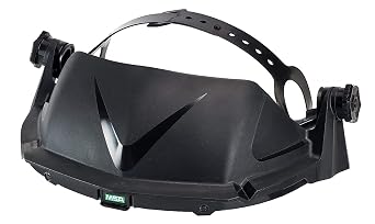 MSA 10127061 V-Gard Headgear - General Purpose Applications, Black, High Density Polyethylene HDPE, Use with V-Gard Visors, Durable & Reusable, Replaceable Safety Accessory/Attachment