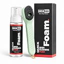 Nibbler® Shoe Cleaner Foam 150ml & Brush, No-Rinse Sneaker Cleaning Foam – Removes Dirt, Mud & Stains – Suitable for Leather, Canvas, Mesh & Rubber gallery image