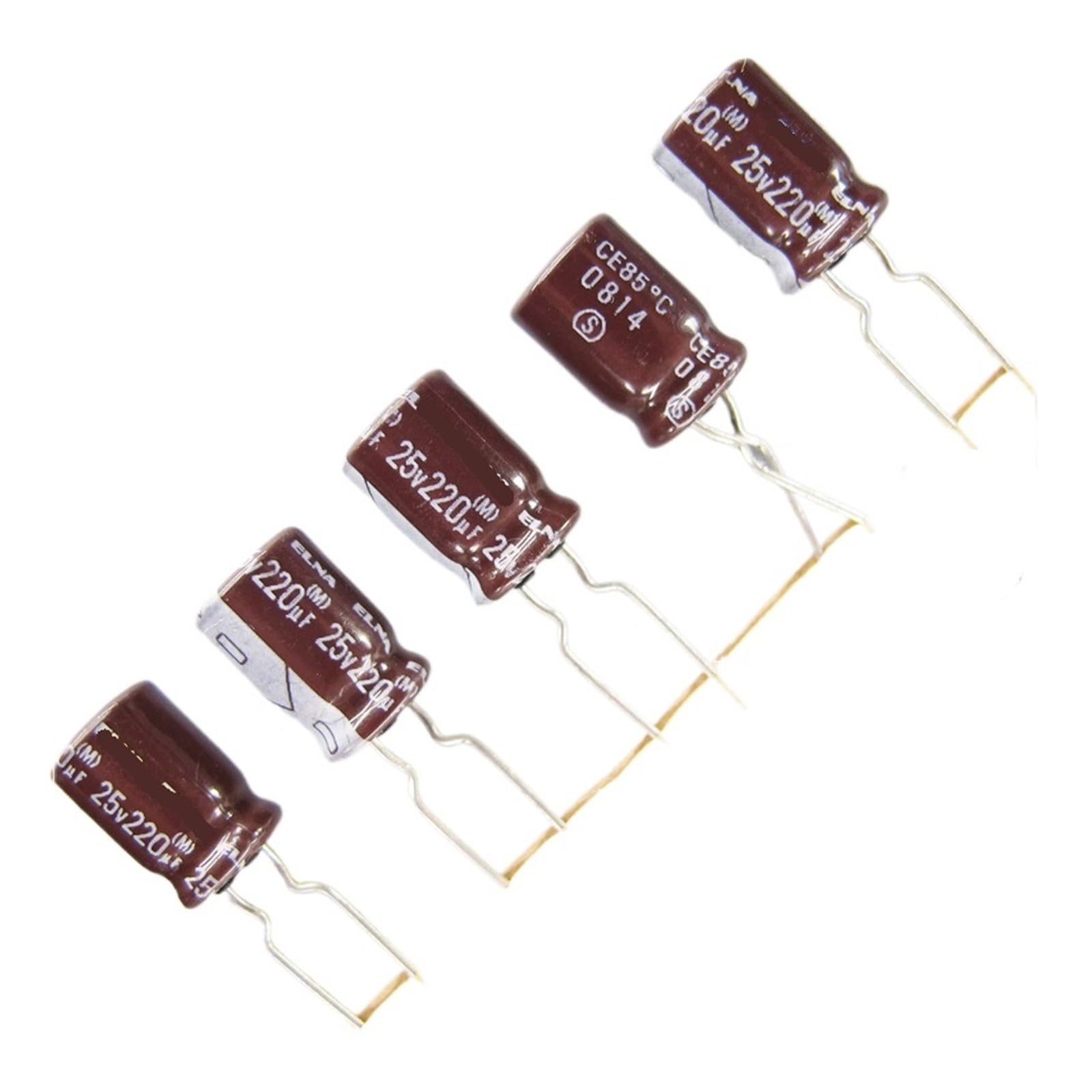 BALYDLUL 30pcs/50pcs RA2 Series 220uF/25V Audio Electrolytic Capacitors(30PCS)