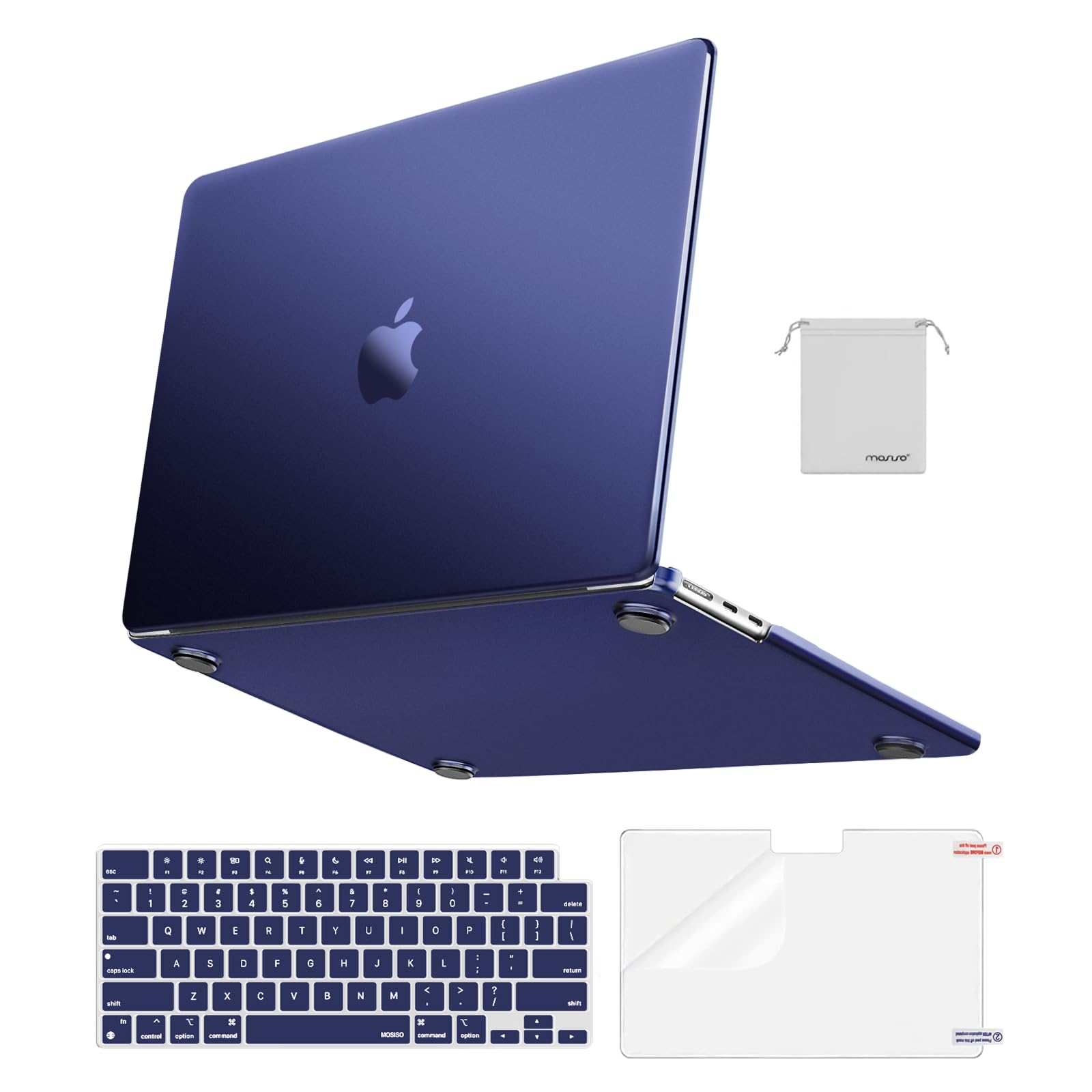 MOSISO Compatible with MacBook Air 13 inch Case M5 2026 M4 M3 M2 2025-2022 A3449