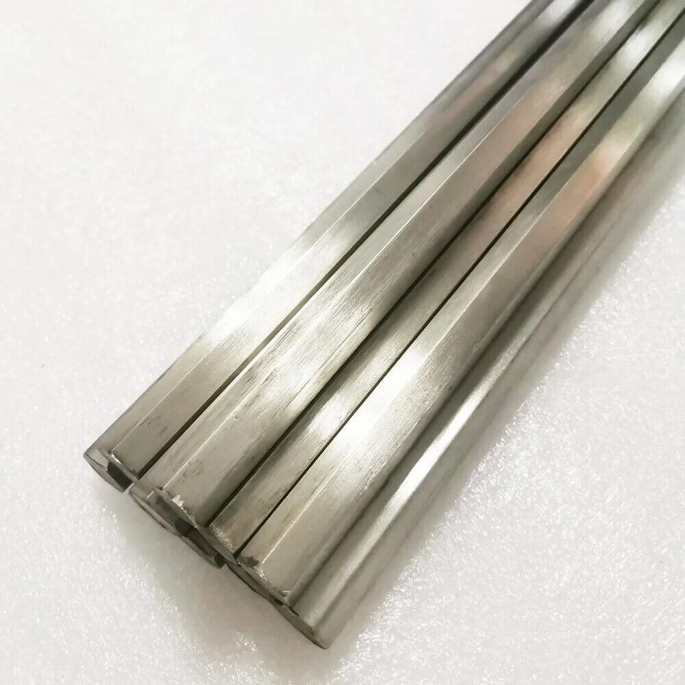SS304 Stainless Steel Hex Rod Bar Shaft Linear Hexagonal Metal Customized Length (8mm,Length200mm)