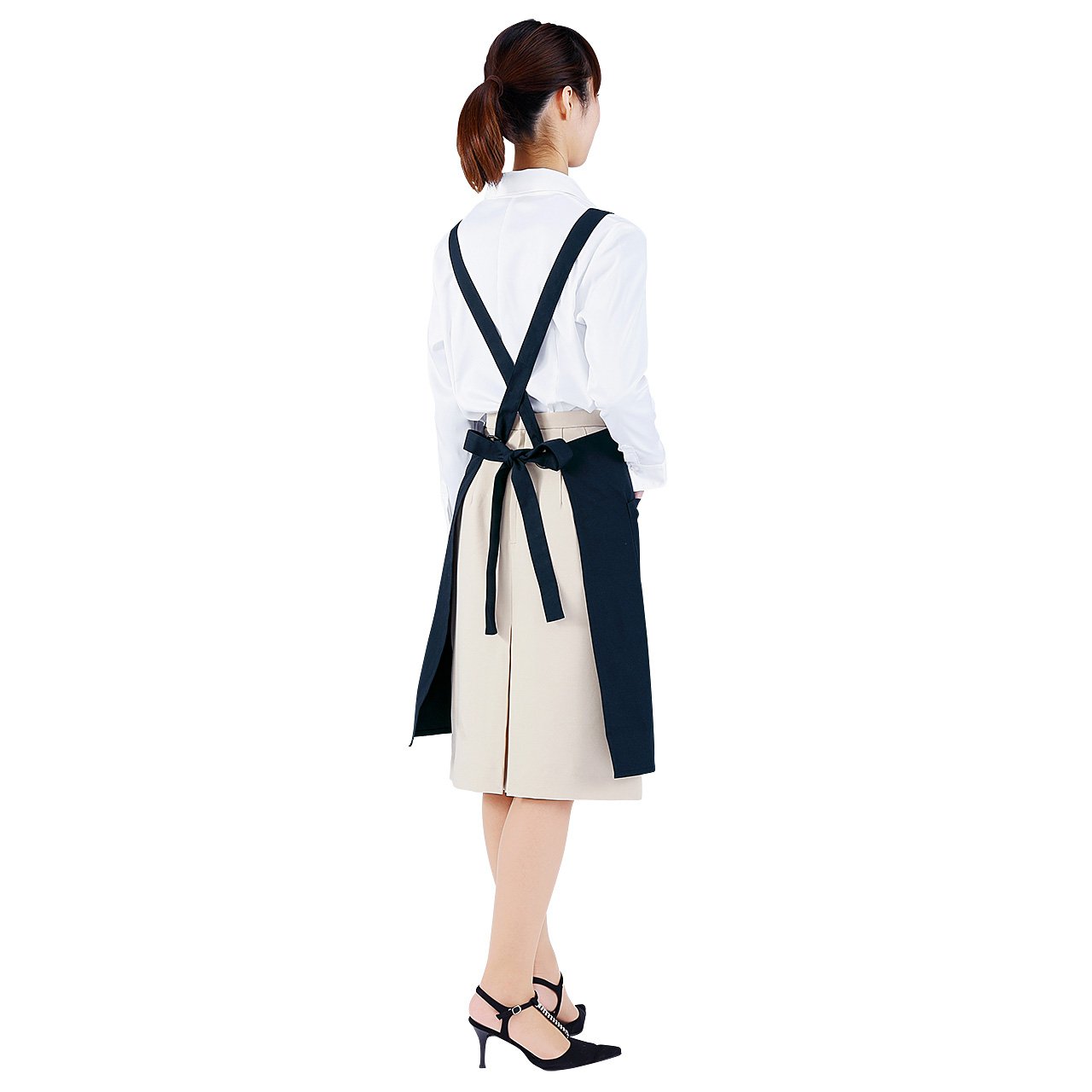 Amazon.co.jp: サンワサプライ OAエプロン(ネイビー) APR-309K