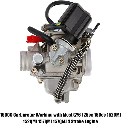 Miniatura 2 de Carburador de 150cc para GY6 Motor de 4 tiempos 125cc 150cc Go Karts Scooter QMJQMI157 QMJQMI152