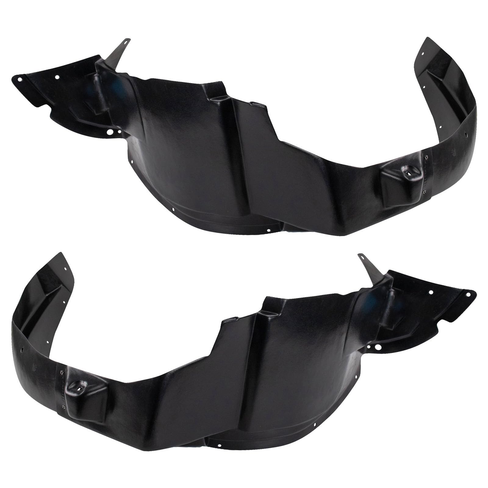 TRQ Front Inner Fender Liner Set | For 2006-2011 Chevrolet HHR GM1248180 GM1249180