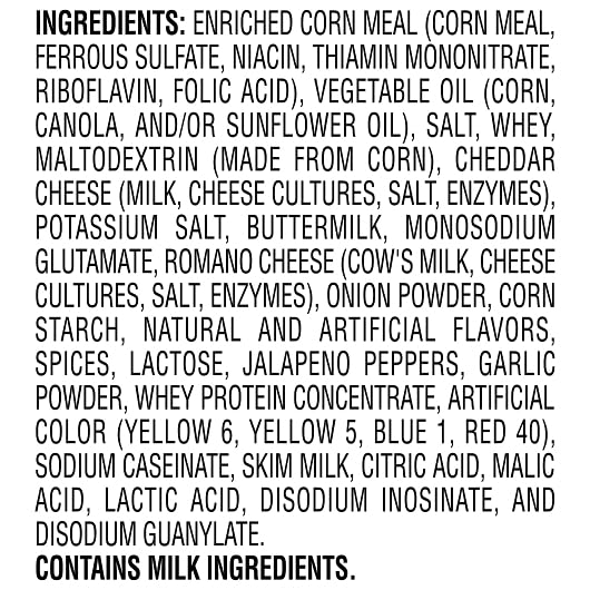 Cheetos Cheese Flavored Snacks Jalapeno Cheddar, 2.75 Ounce, 32 Per Case