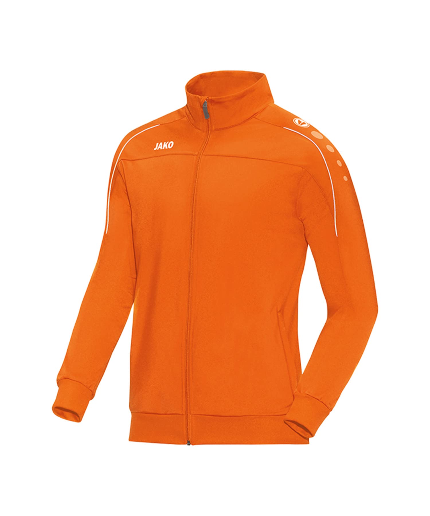 JAKO Classico Children's Polyester Jacket, Children's, 9350, neon orange, 164 (EU)