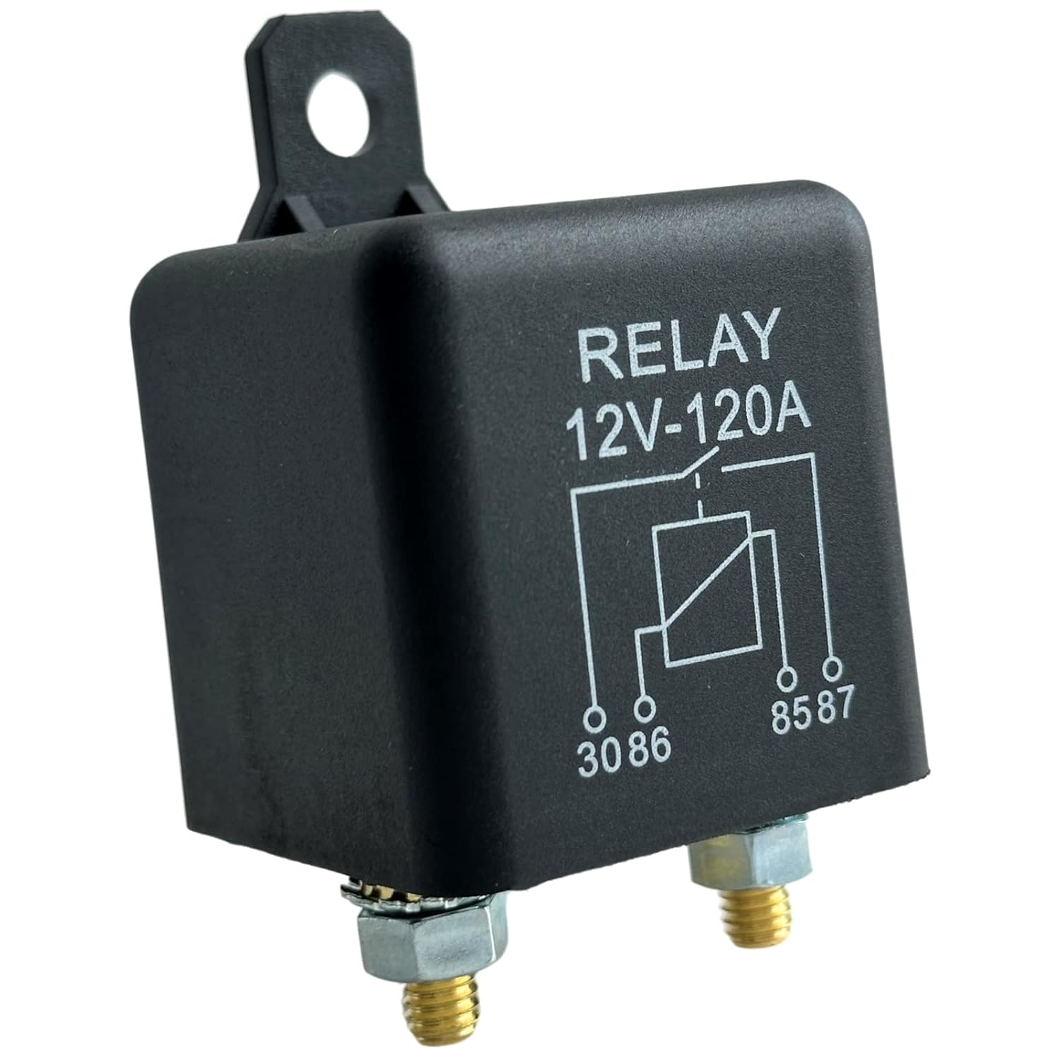 Relay 12V 120A Split Charge Relay Switch, 4 Terminal Relays