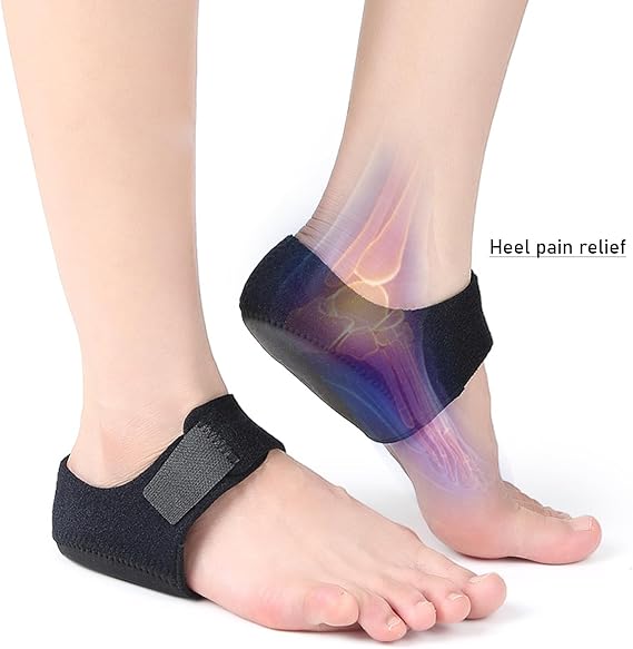 Soft Heel Protectors Cups for Women & Men,Cups for Plantar Fasciitis,Gel Protectors Sleeves Inserts Pads with Cushion Support,Idea for Heel Pain Relief,Bone Spur,Achilles Tendinitis