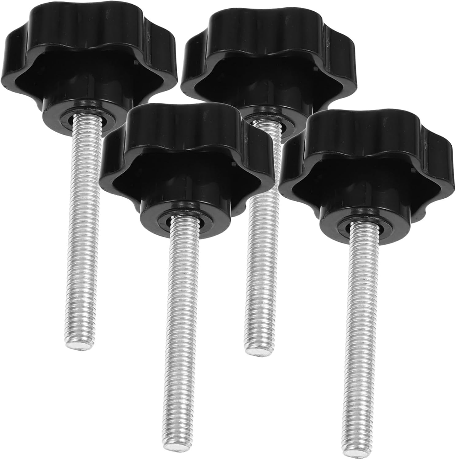 4pcs Star Handle Knob -Resistant Clamping Knobs for Machinery Umbrella Stand Replacement Robust Construction