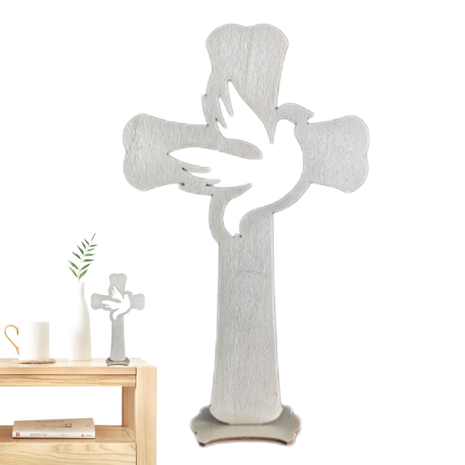 Cruces de madera pequeñas ideales para recuerdos de bautizo y comunión