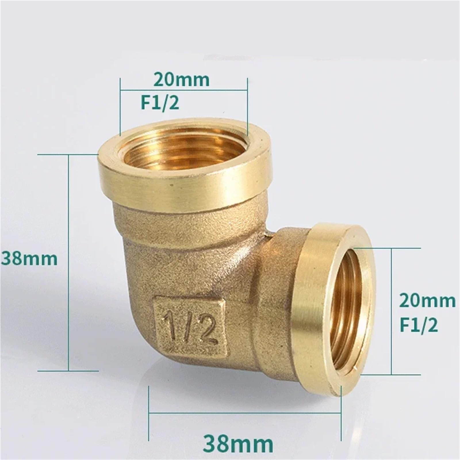 DN15 G 1/2" bspt Male Female Brass Staight Nipple Coupler Union 45 Degee Elbow Y Tee Corner Corss 3 4 Ways Pipe Fitting Connector(Burgundy)