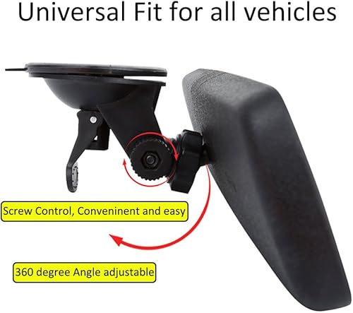 Miniatura 2 de Espejo retrovisor para automóvil de díanoche antideslumbrante universal sedán SUV camión ventosa - (versión antideslumbrante Delux) espejo azul