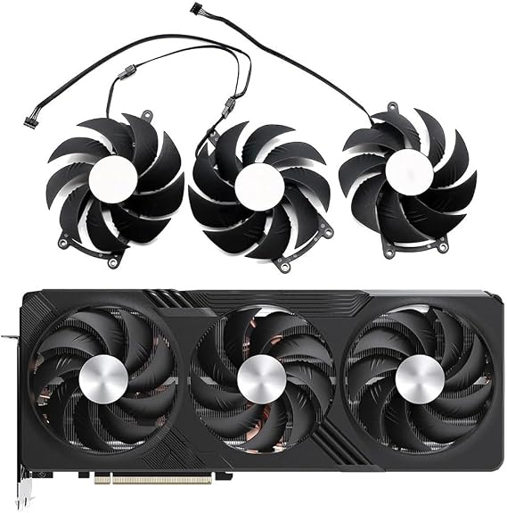 GAH3S2U 0.60A RX 7900XT GPU Cooling Fan,For GIGABYTE for Radeon 7900 XTX graphics card fan(B-Fan)