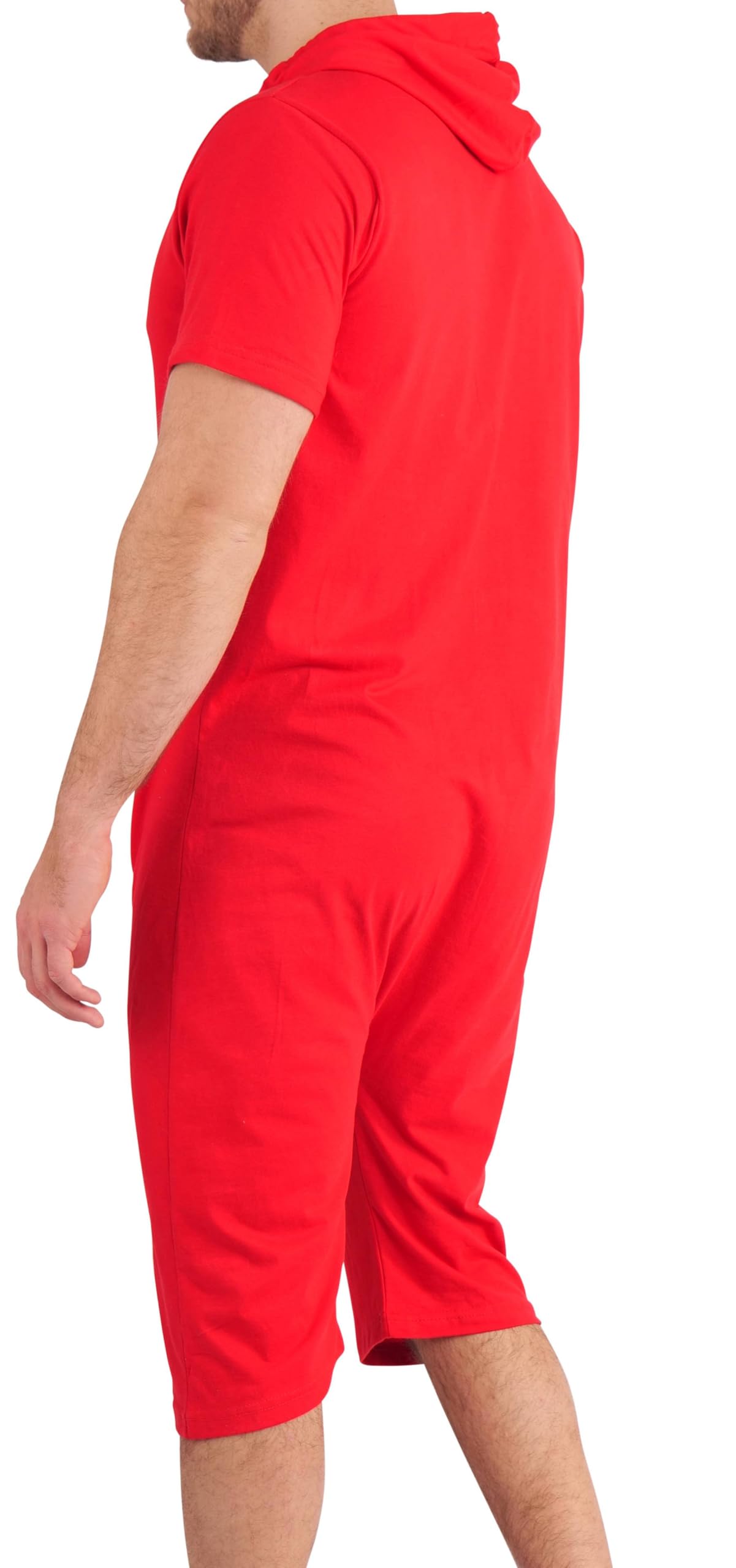 Herren Jumpsuit kurz Overall Einteiler Jogger für den Sommer