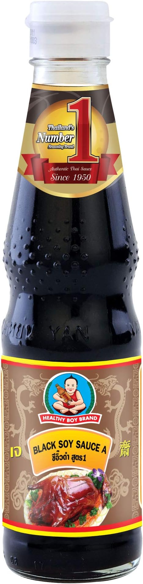 Thai Black Soy Sauce, 14 Ounces, Product of Thailand (1 Bottle)