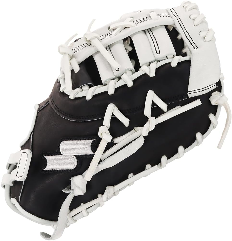 SSK FP5 Fastpitch Softball First Base Mitt 12.5” – 13” Right & Left Hand Throw Premium Full Leather Softball Glove