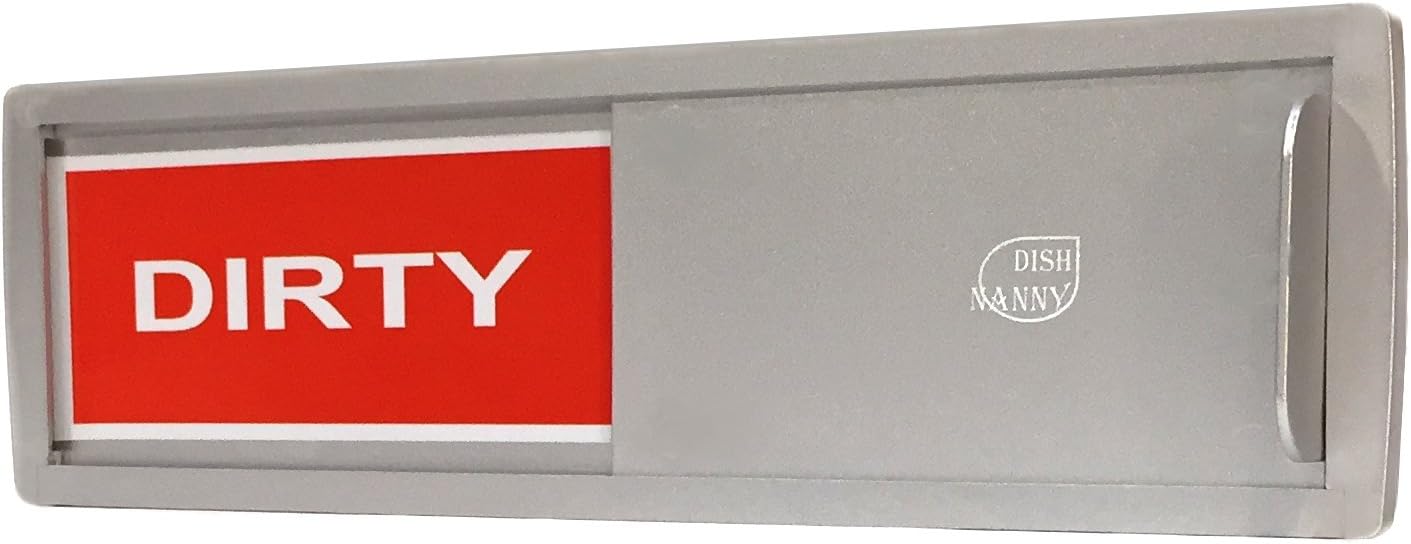 CLEAN DIRTY Dishwasher Magnet | SHUTTER ONLY CHANGES WHEN YOU PUSH IT | Dishwasher Magnet CLEAN DIRTY -Sign Tells Whether Dishes Are Clean or Dirty A Gift to Dishwasher Signs