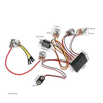 ベース OK CUSTOM DESIGN 3BAND ACTIVE PREAMP 3Band Active