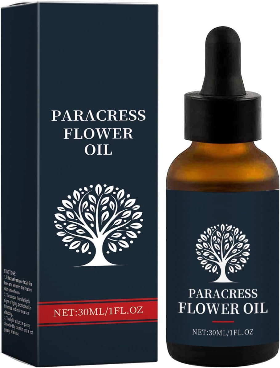 Paracress Flower Anti-Aging Facial Oil 30ml, Smooth Wrinkles & Fine Lines, Firming & Lifting Skin Serum for Youthful Glow, Fast Absorbing & Non-Greasy, Suitable for All Skin Types Paracress Flower Anti-Aging Facial Oil 30ml, Smooth Wrinkles & Fine Lines, Firming & Lifting Skin Serum for Youthful Glow, Fast Absorbing & Non-Greasy, Suitable for All Skin Types