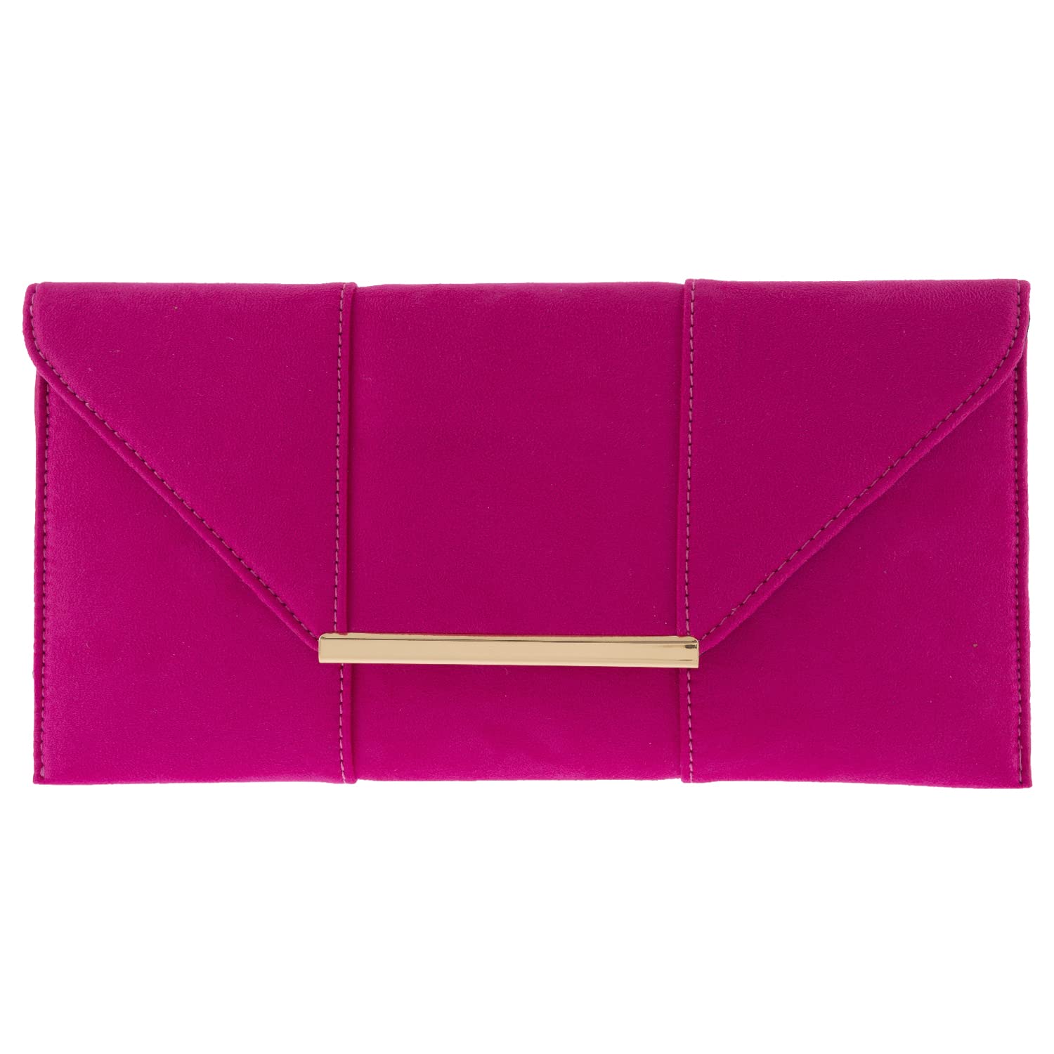 JNBFaux Microsuede Envelope Clutch