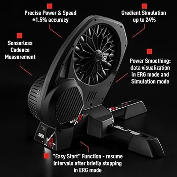 Amazon.com : ELITE SRL Direto XR Black Bike Trainer, Interactive