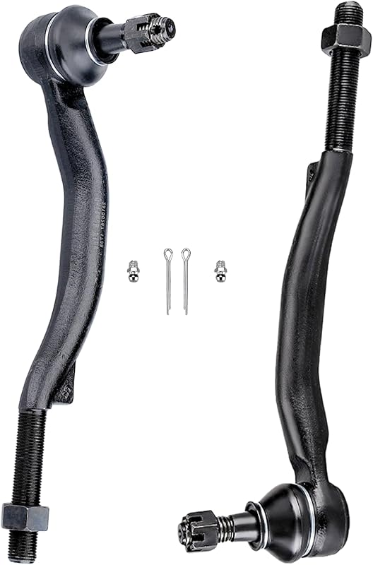 Terminal de direção externo dianteiro FQCHCH ES3675 ES3676 para Buick, Chevrolet, GMC, Isuzu, Oldsmobile e Saab – 2 unidades