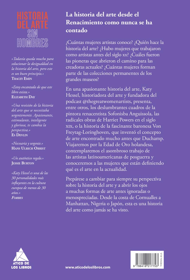 Historia del arte sin hombres (ATICO HISTORIA)