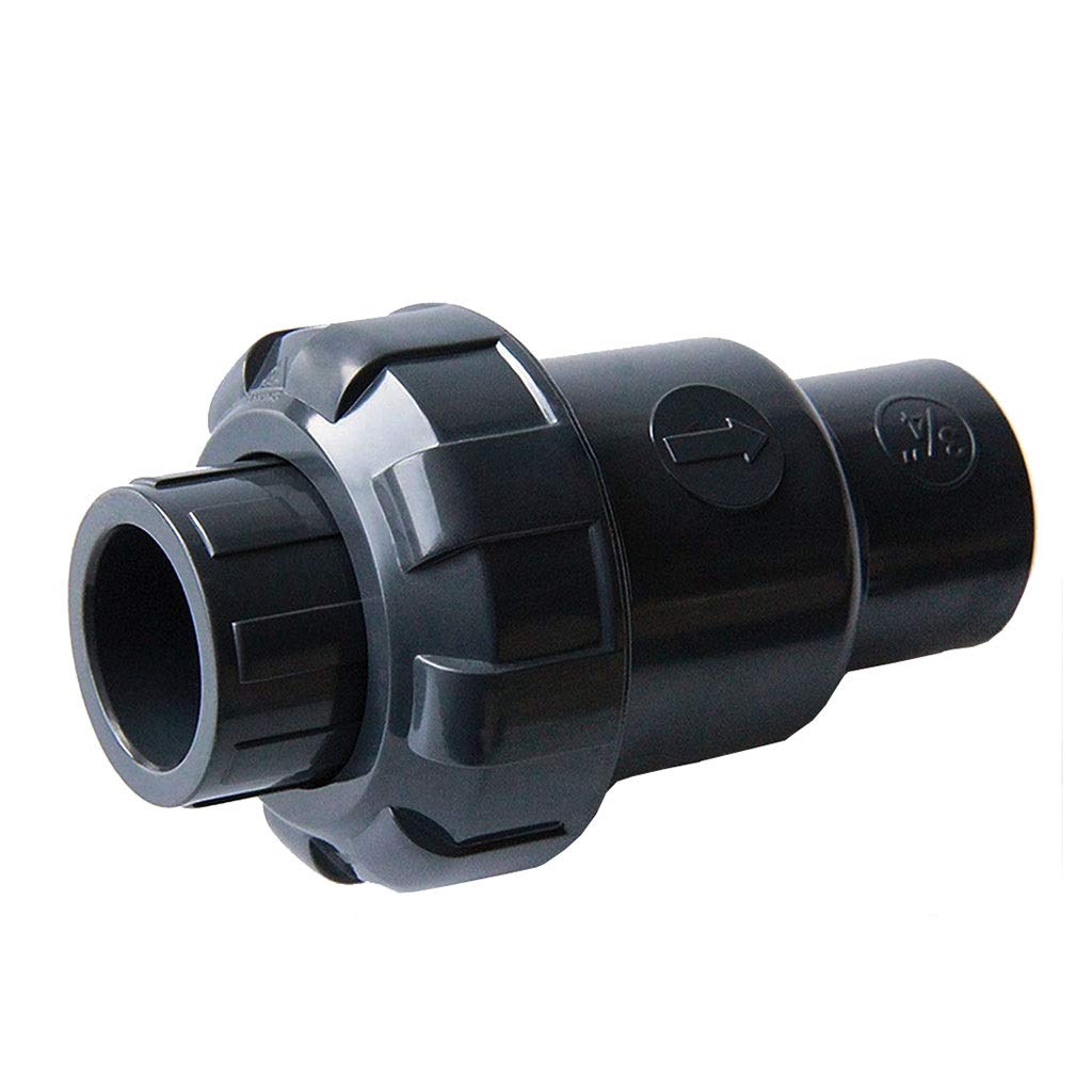 1 Valvola di Ritegno in PVC, 20 Mm, 25, 32, 40, 50, 63 Mm, Valvola di Ritegno A Battente in UPVC, Connettore for Tubo dell'Acqua for Parti del Sistema Idraulico(63mm)